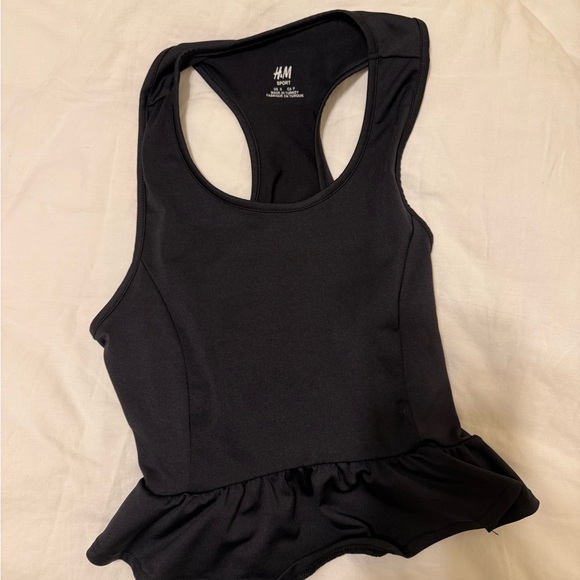 H&M Black Sport Tank Top - Picture 1 of 2
